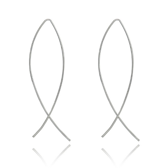 💕last one Minimalist Simple String Earrings - Picture 7 of 10